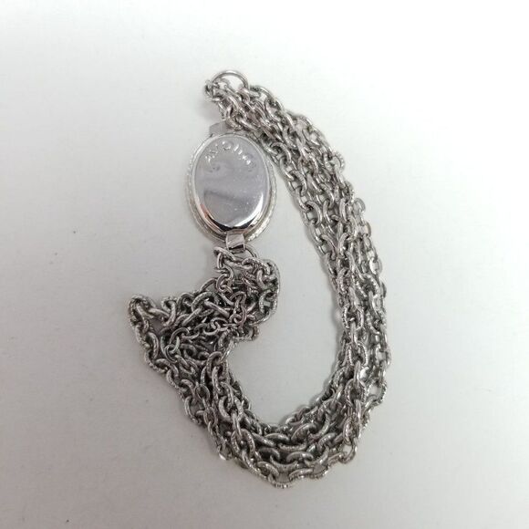 Vintage Avon Multi Strand Chain Bracelet, Silver Tone, Retro Estate - Picture 4 of 8